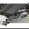 Mexen Vega obdĺžniková vaňa 170 x 70 cm s obkladom a 1-krídlovým paravánom 80 cm, transparentný, čierny - 550117070X9408117000