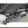 Mexen Vega obdĺžniková vaňa 170 x 70 cm s panelom a 1-krídlovým zástupom 120 cm, transparentná, chróm - 550117070X9412110100