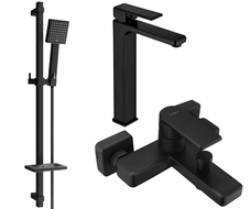 Mexen Mino DQ45 vaňový set, čierny - 72413DQ45-70