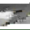 Mexen Vega obdĺžniková vaňa 160 x 70 cm s krytom a jedným krídlovým závesom 50 cm, transparentný, zlatý - 550116070X9505000050