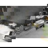 Mexen Vega obdĺžniková vaňa 150 x 70 cm s krytom a 1-krídlovým zástenom 80 cm, transparentná, zlatá - 550115070X9508000050