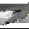Mexen Vega obdĺžniková vaňa 180 x 80 cm s obkladom a 1-krídlovým panelom 90 cm, transparentná, zlatá - 550118080X9509000050
