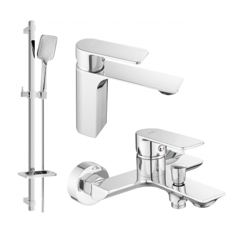 Mexen Alexa DQ62 vaňový set, chróm - 71203DQ62-00