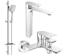 Mexen Alexa DQ62 vaňový set, chróm - 71213DQ62-00