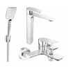 Mexen Alexa R62 vaňový set, chróm - 71213R62-00