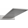 Mexen Waterfall sprcha slim 50 x 22 cm, kartáčovaná zbraňovo šedá - 79190-66