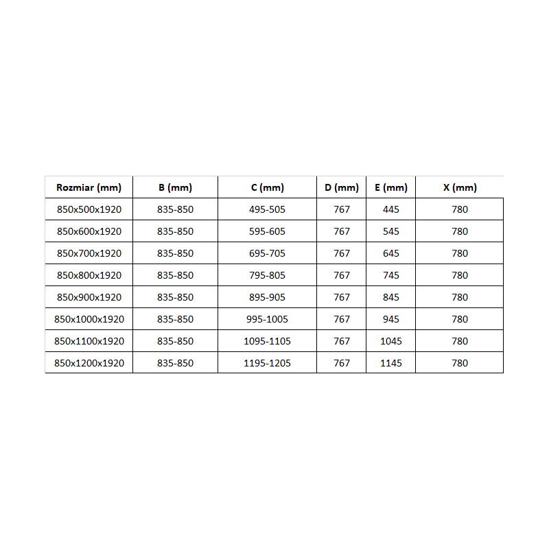 Mexen Pretoria sprchová kabína s otváracím dverami 85 x 70 cm, transparentná, chróm - 852-085-070-01-00