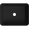 Mexen Catia umývadlo na doske 48 x 37 cm, čierna matná/strieborný vzor šupiny - 21314872