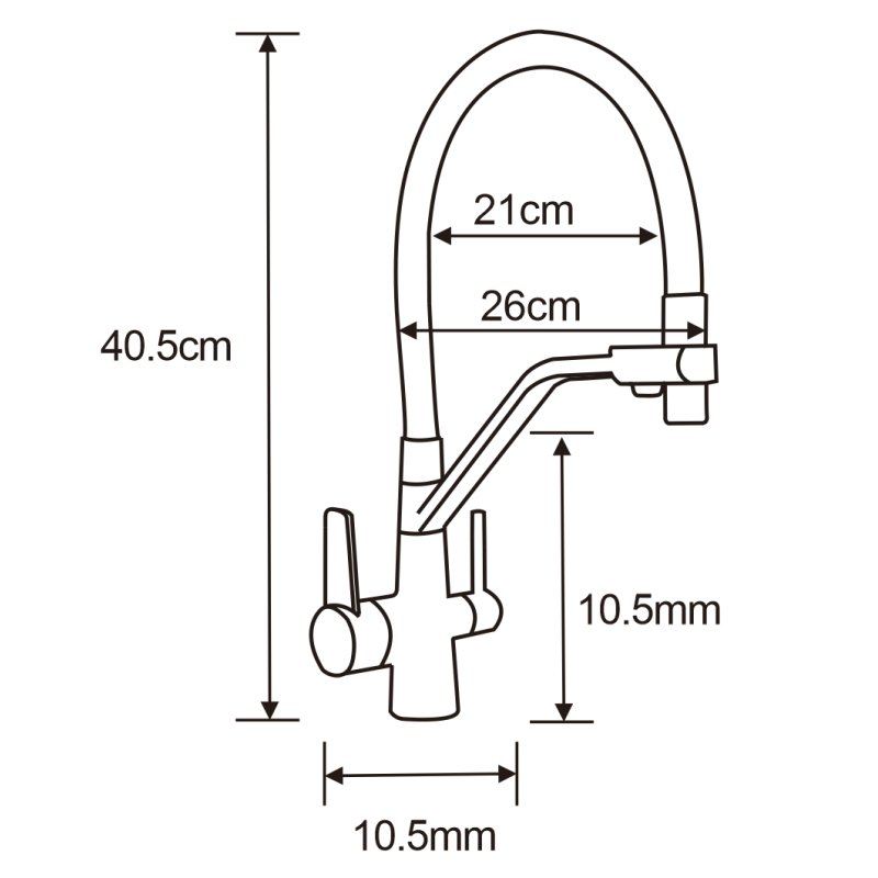 Mexen Elias granitový kuchynský drez s 1 komorou, s odkvapkávačom a kuchynskou batériou Duo, čierny/zlatý metalický