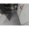 Mexen Kioto samostatne stojaca sprchová stena 110 x 200 cm, grafit 8 mm, ružové zlato - 800-110-002-60-40