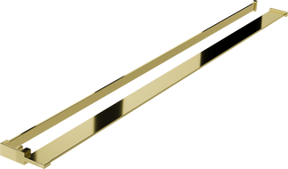 Mexen polica na sprchovú stenu s lištou na uteráky, zlatá - 800-02-50