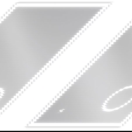 Mexen Kala kúpeľňové zrkadlo s podsvietením a kozmetickým zrkadielkom 60 x 80 cm, LED 6000K, anti-pára