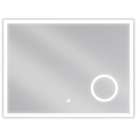 Mexen Kala LED kúpeľňové zrkadlo s kozmetickým zo 80 x 60 cm, LED 6000K, proti zahmlievaniu - 9820-080-060-611-00
