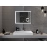 Mexen Kala kúpeľňové zrkadlo podsvietené s kozmetickým zrkadielkom 80 x 60 cm, LED 6000K, proti zahmlievaniu - 9820-080-060-611?