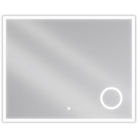 Mexen Kala osvetlené kúpeľňové zrkadlo s kozmetickým zrkadielkom 100 x 80 cm, LED 6000K, antivap - 9820-100-080-611-00