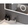 Mexen Kala osvetlené kúpeľňové zrkadlo s kozmetickým zrkadielkom 100 x 80 cm, LED 6000K, antivap - 9820-100-080-611-00