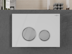 Mexen Fenix 06 splachovacie tlačidlo, biele - 600620