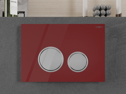 Mexen Fenix 06 splachovacie tlačidlo, červené - 600627