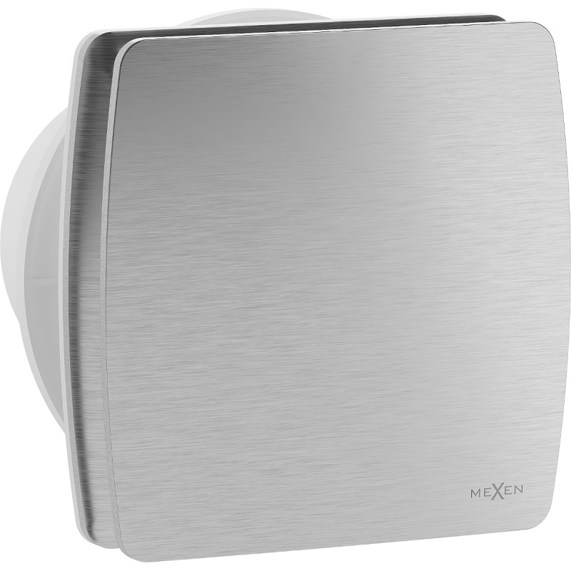 Mexen AXS 100 kúpeľňový ventilátor s vlhkostným senzorom, strieborný - W9601-100H-11