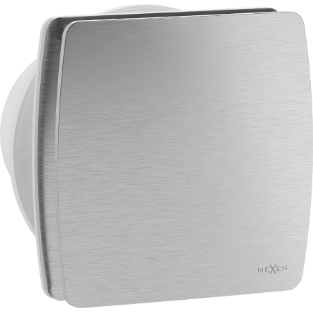 Mexen AXS 100 kúpeľňový ventilátor so snímačom vlhkosti, strieborný - W9601-100H-11