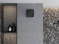 Mexen AXS 100 kúpeľňový ventilátor so snímačom vlhkosti, čierny - W9601-100H-70