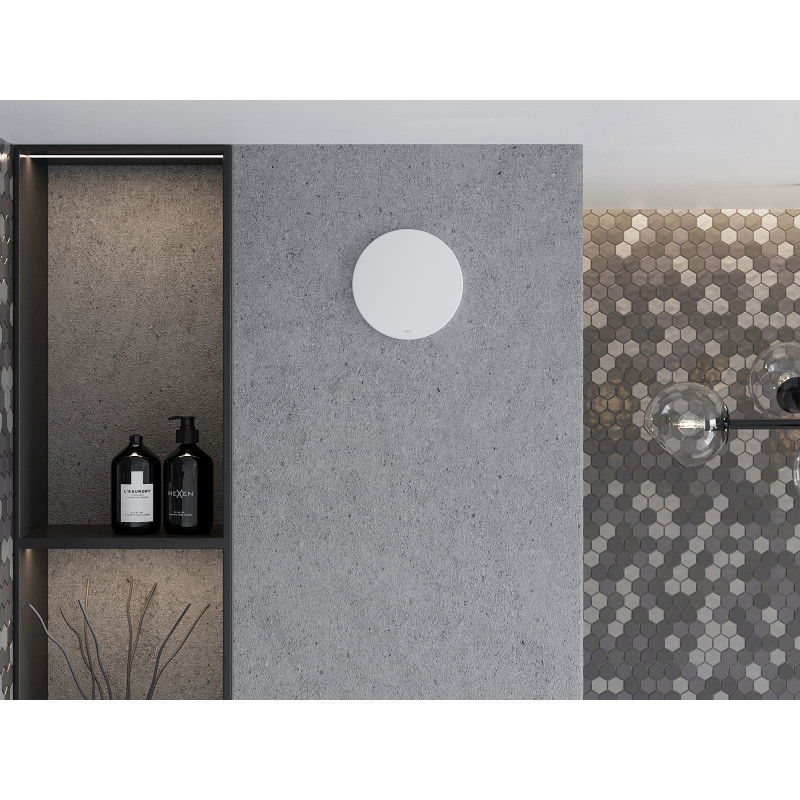 Mexen AXR 100 kúpeľňový ventilátor so senzorom vlhkosti, biely - W9602-100H-00