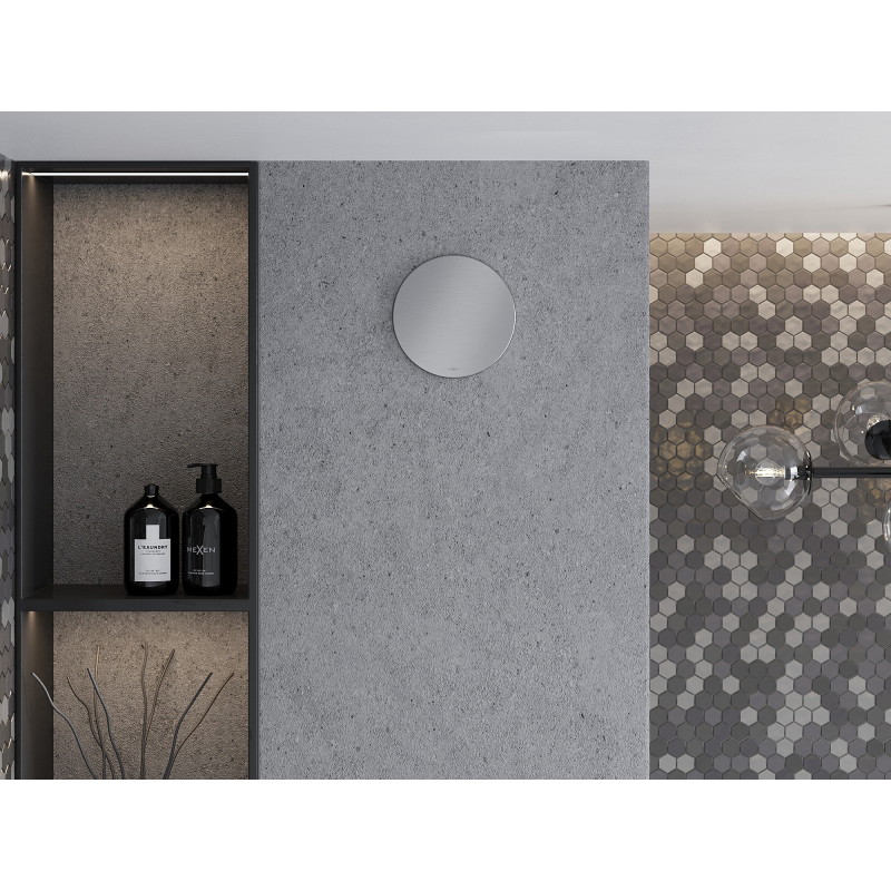 Mexen AXR 100 kúpeľňový ventilátor so senzorom vlhkosti, strieborný - W9602-100H-11