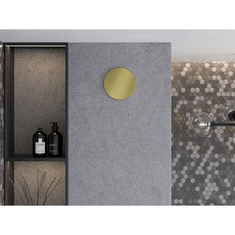 Mexen AXR 100 kúpeľňový ventilátor s časovačom, zlatý - W9602-100T-50