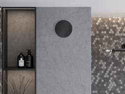 Mexen AXR 100 kúpeľňový ventilátor so snímačom vlhkosti, čierny - W9602-100H-70