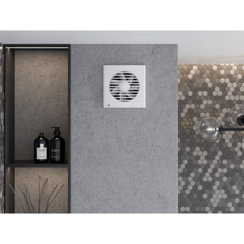 Mexen EXS 150 ventilátor do kúpeľne, biely - W9604-150-00