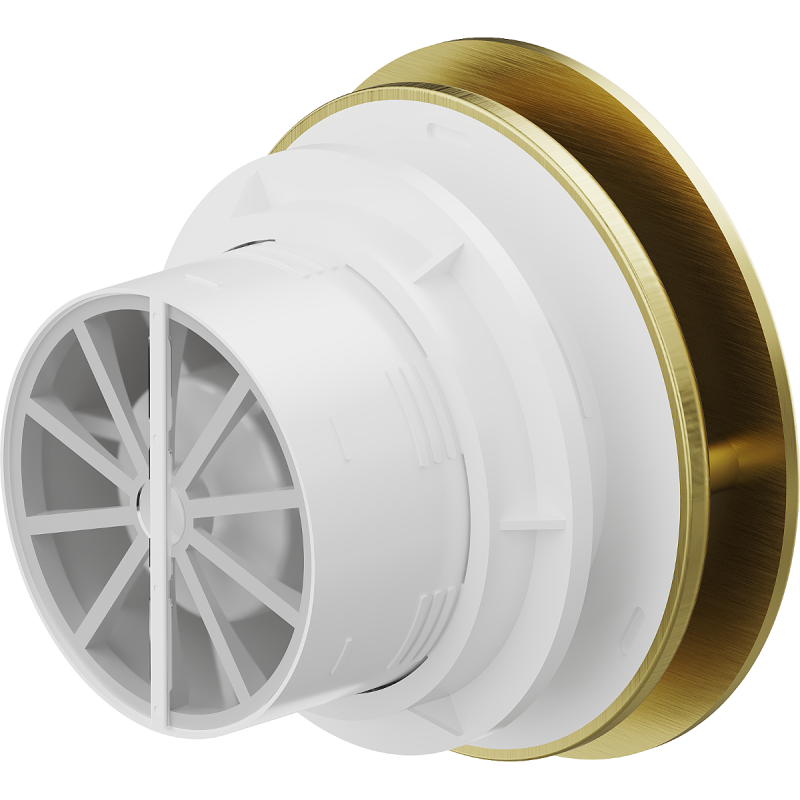 Mexen AXR 100 kúpeľňový ventilátor, zlatý - W9602-100-50