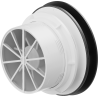 Mexen AXR 150 kúpeľňový ventilátor, čierny - W9602-150-70
