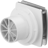 Mexen AXS 100 kúpeľňový ventilátor s vlhkostným senzorom, strieborný - W9601-100H-11