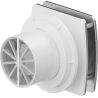 Mexen AXS 100 kúpeľňový ventilátor so snímačom vlhkosti, strieborný - W9601-100H-11
