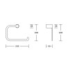 Mexen Base vešiak na uterák, čierny - 70882321-70