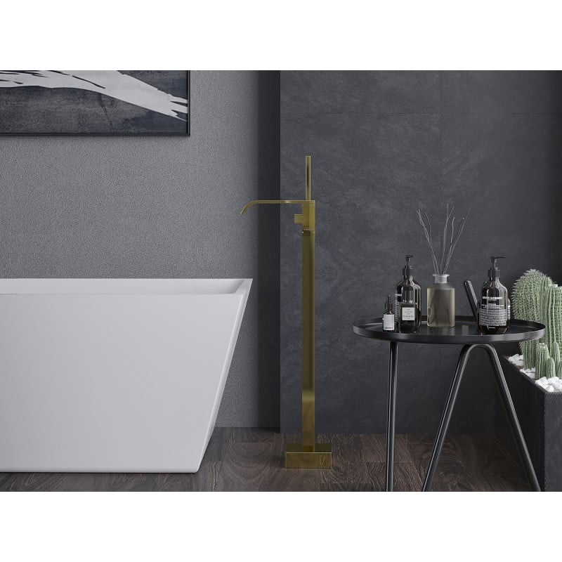 Mexen Lava voľne stojaca vaňová batéria, zlatá - 752433-50