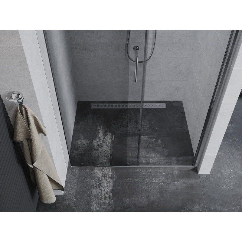 Mexen Apia posuvné sprchové dvere 125 cm, transparentné, chróm - 845-125-000-01-00