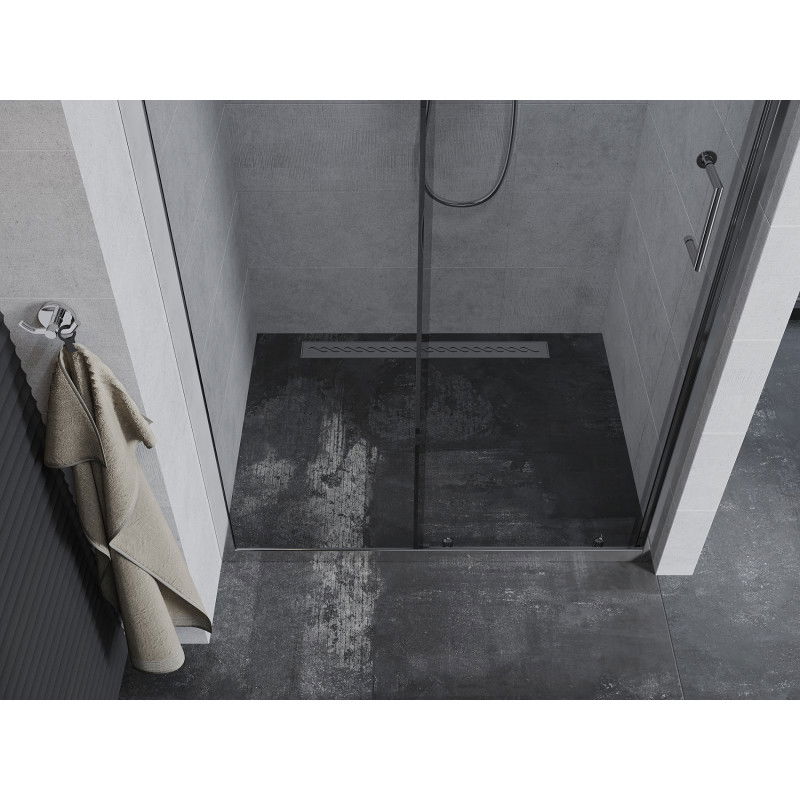 Mexen Apia posuvné sprchové dvere 150 cm, transparentné, chróm - 845-150-000-01-00