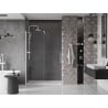 Mexen Velar posuvné sprchové dvere 140 cm, transparentné, biele - 871-140-000-01-20