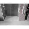 Mexen Velar posúvacie sprchové dvere 150 cm, Priehľadné, Biele - 871-150-000-01-20