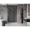 Mexen Velar posuvné sprchové dvere 160 cm, transparentné, biele - 871-160-000-01-20
