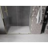 Mexen Velar sprchové dvere posuvné 150 cm, transparentné, zlaté - 871-150-000-01-50