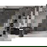 Mexen Velar posúvacie sprchové dvere 150 cm, Priehľadné, zlaté - 871-150-000-01-50