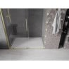 Mexen Velar posuvné sprchové dvere 140 cm, transparentné, zlaté kartáčované - 871-140-000-01-55
