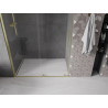 Mexen Velar posuvné sprchové dvere 150 cm, transparentné, zlaté brúsené - 871-150-000-01-55