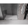 Mexen Velar posuvné sprchové dvere 130 cm, priehľadné, brúsená gun gray - 871-130-000-01-66