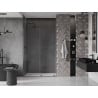 Mexen Velar posuvné sprchové dvere 140 cm, transparentné, brúsená gun gray - 871-140-000-01-66