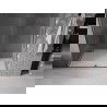 Mexen Velar posúvacie sprchové dvere 150 cm, Priehľadné, gun gray kefovaný - 871-150-000-01-66