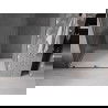 Mexen Velar posúvacie sprchové dvere 150 cm, Priehľadné, gun gray kefovaný - 871-150-000-01-66