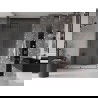 Mexen Velar posúvacie sprchové dvere 150 cm, Priehľadné, gun gray kefovaný - 871-150-000-01-66